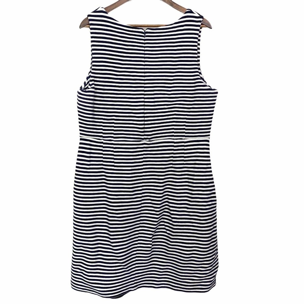 Boden navy and White Striped Dress - Picture 10 of 10